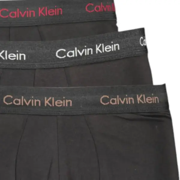 Calvin Klein - Ανδρικά Μποξεράκια Low Rise Trunk 3Pack 0000U2664G-6FB Μαύρο 0000U2664G-6FB