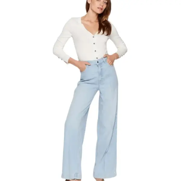 Guess - Γυναικεία Ζακέτα Zena Regular Fit W2YR33Z2V62-G012 Λευκό W2YR33Z2V62-G012