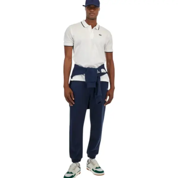 La Martina - Ανδρικό T-Shirt Polo Anthony Regular Fit BPMP04-PK031-00001 Λευκό BPMP04-PK031-00001