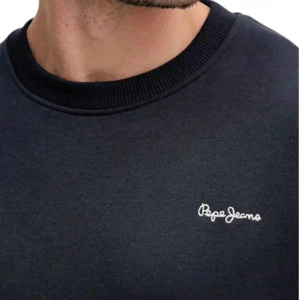 Pepe Jeans - Ανδρικό Φούτερ Crew Neck Logo PM5800013-594 Μπλε Σκούρο PM5800013-594
