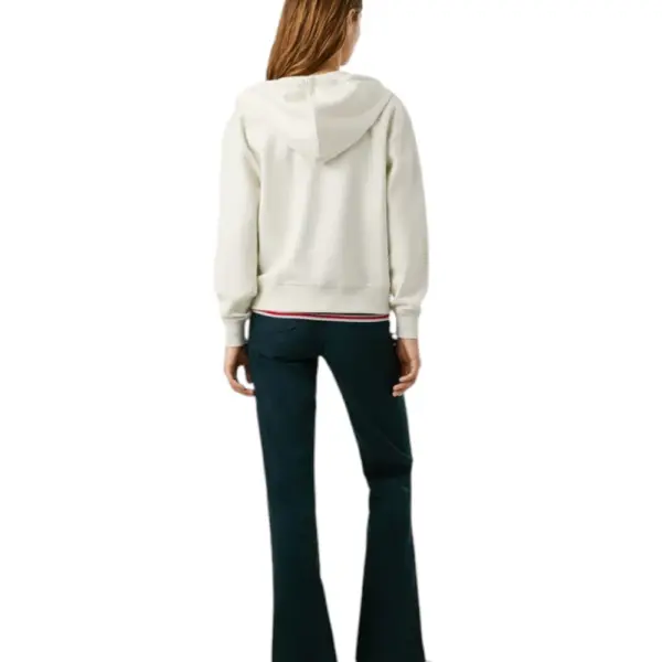 Pepe Jeans - Γυναικεία Ζακέτα Φούτερ Hoodie With Zip PL5800028-805 Εκρού PL5800028-805