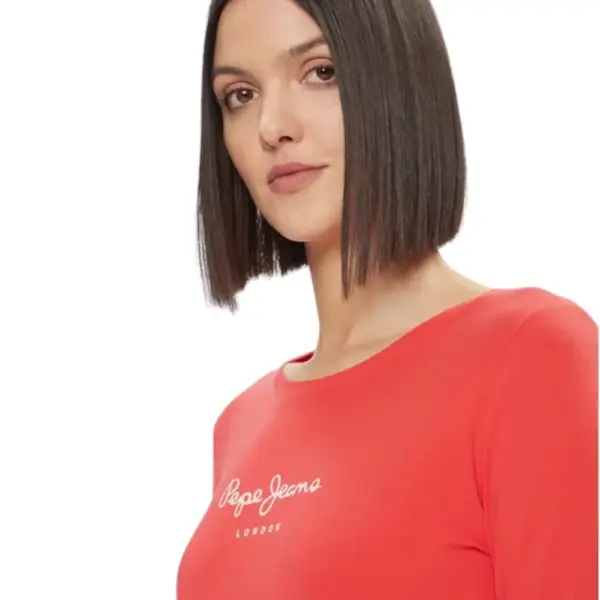 Pepe Jeans - Γυναικεία Μπλούζα Long Sleeve New Virginia Ssn PL505203-297 Κόκκινο PL505203-297