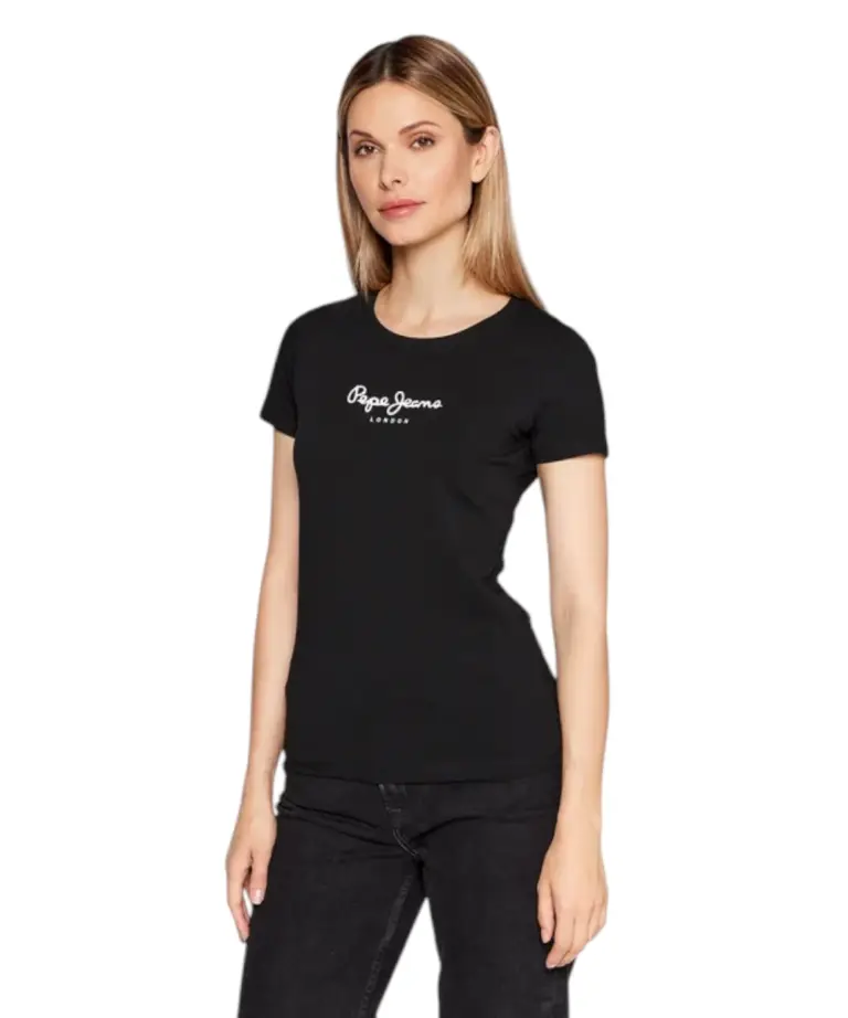 Pepe Jeans - Γυναικείο T-shirt New Virginia Ssn PL505202-999 Μαύρο