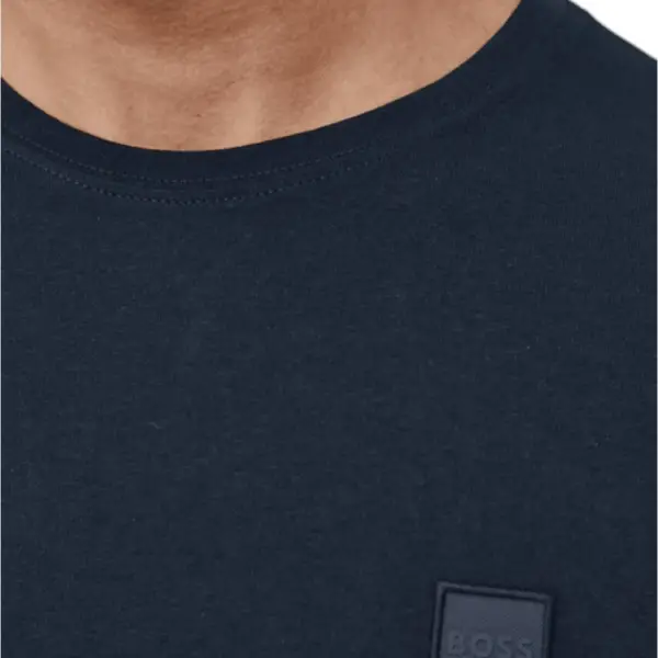 Hugo Boss - Ανδρικό T-shirt Orange San Jared-C Tales 50508584-404 Μπλε Σκούρο 50508584-404