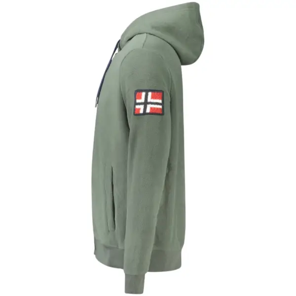 Norway Nautical School - Ανδρική Ζακέτα Φούτερ Fleece 849531-ARMY Πράσινο 849531-ARMY