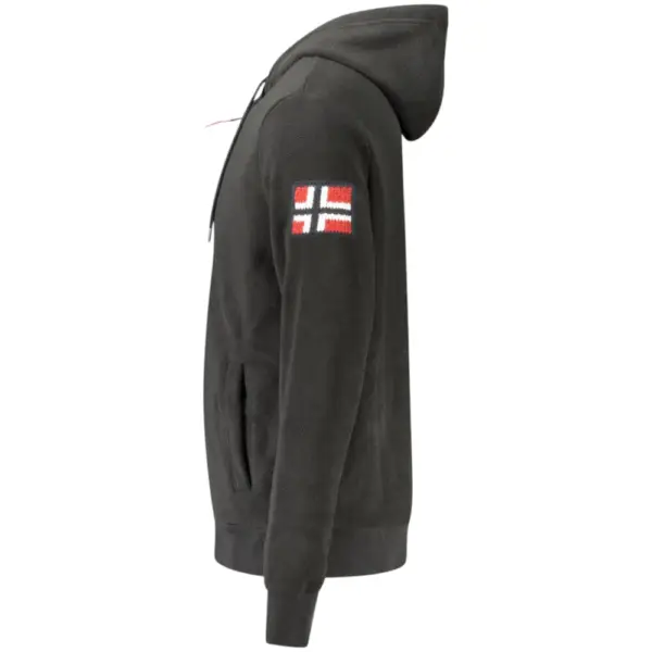 Norway Nautical School - Ανδρική Ζακέτα Φούτερ Fleece 849531-BLACK Μαύρο 849531-BLACK