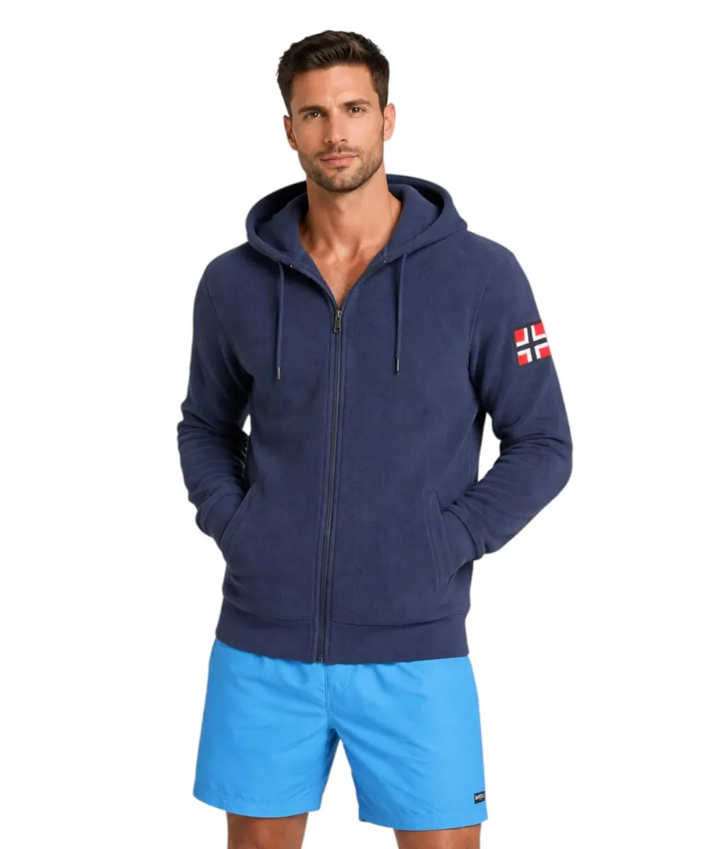 Scuola Nautica Italiana - Ανδρική Ζακέτα Φούτερ Fleece 849531-NAVY Μπλε Σκούρο-45 (1) Norway Nautical School - Ανδρική Ζακέτα Φούτερ Fleece 849531-NAVY Μπλε Σκούρο 849531-NAVY