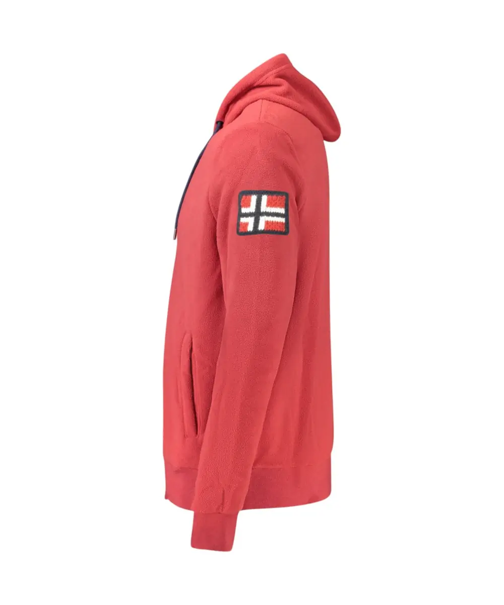Scuola Nautica Italiana – Ανδρική Ζακέτα Φούτερ Fleece 849531-RED Κόκκινο-45 (5) Norway Nautical School - Ανδρική Ζακέτα Φούτερ Fleece 849531-RED Κόκκινο 849531-RED