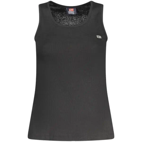 Norway Nautical School - Γυναικείο T-shirt Αμάνικο Rib 856220-BLACK Μαύρο 856220-BLACK