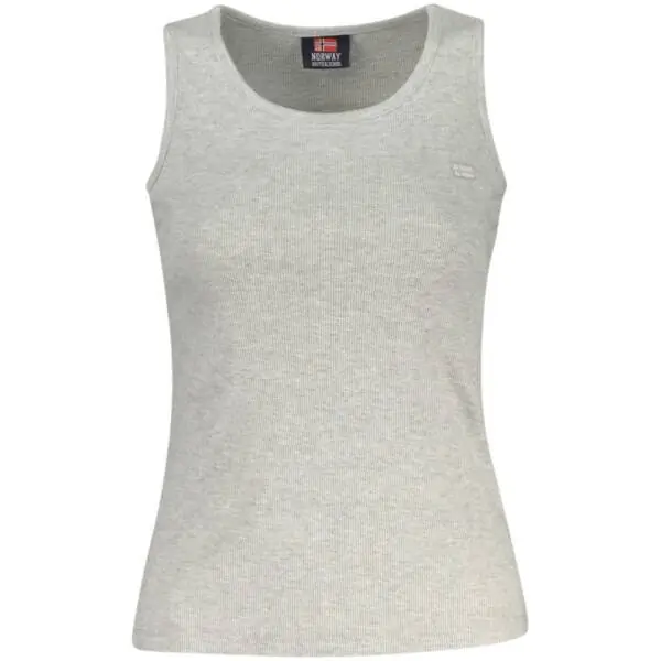 Norway Nautical School - Γυναικείο T-shirt Αμάνικο Rib 856220-GREYME Γκρι 856220-GREYME