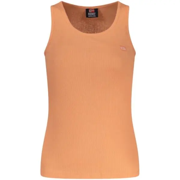 Norway Nautical School - Γυναικείο T-shirt Αμάνικο Rib 856220-PEACH Πορτοκαλί 856220-PEACH