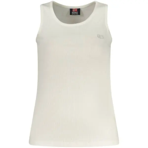 Norway Nautical School - Γυναικείο T-shirt Αμάνικο Rib 856220-WHITE Λευκό 856220-WHITE