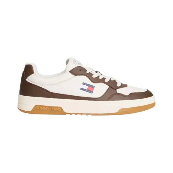 Tommy Hilfiger - Ανδρικά Sneakers Cupsole Leather Ess EM0EM01443-0LI Καφέ