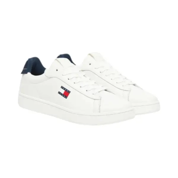 Tommy Hilfiger - Ανδρικά Sneakers Th Archive '98 EM0EM01596-0G1 Λευκό EM0EM01596-0G1