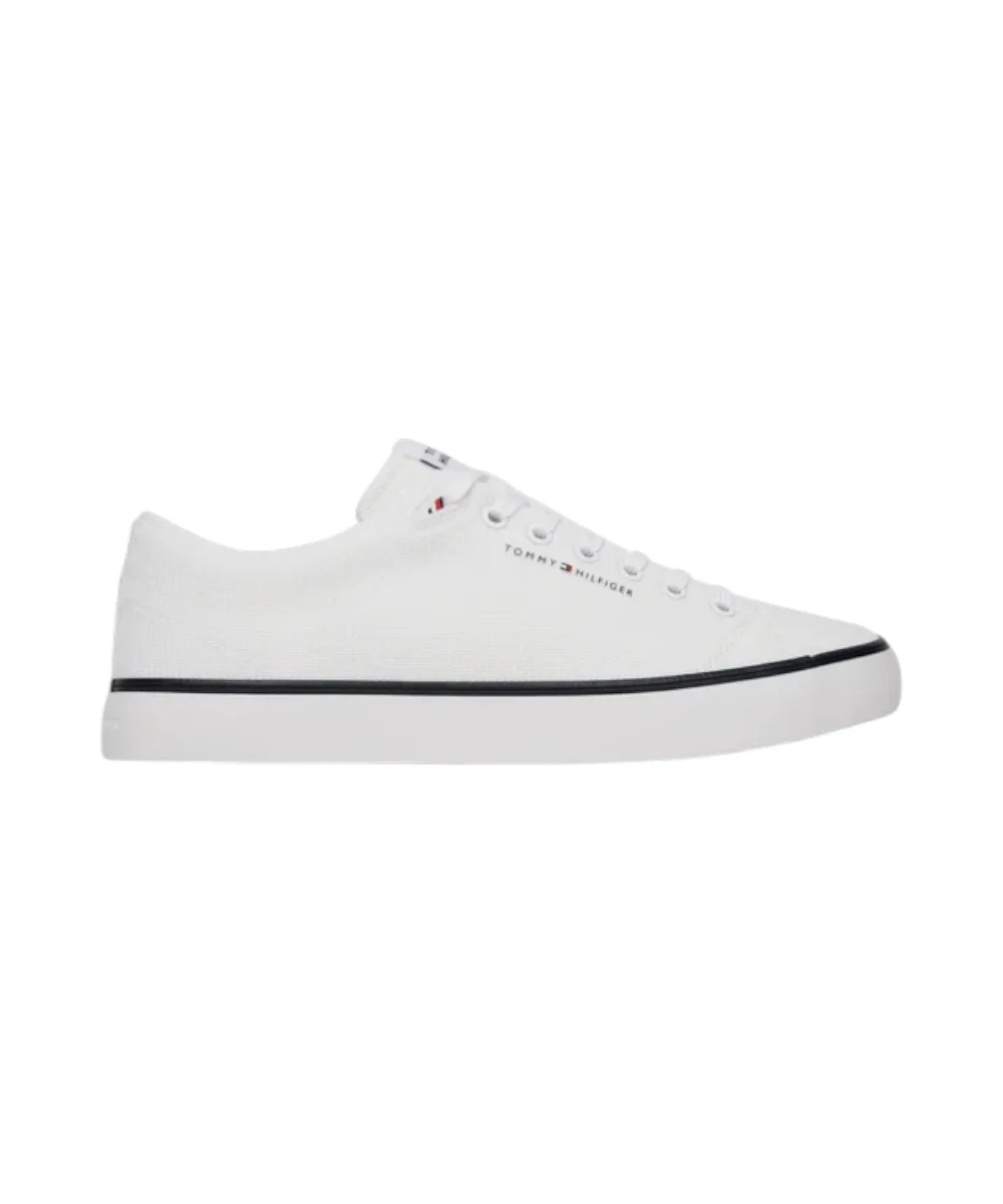 Tommy Hilfiger - Ανδρικά Sneakers Th CHi Vulc Core Low Ii Mesh FM0FM05513-YBS Λευκό Tommy Hilfiger - Ανδρικά Sneakers Th CHi Vulc Core Low Ii Mesh FM0FM05513-YBS Λευκό FM0FM05513-YBS