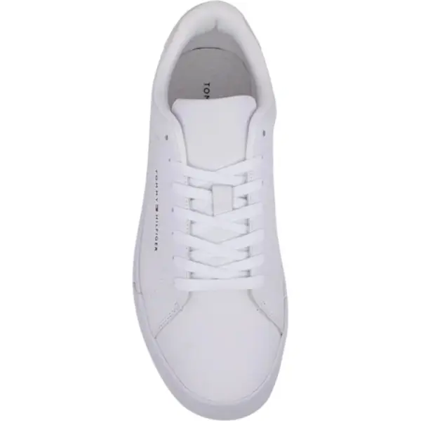 Tommy Hilfiger - Ανδρικά Sneakers Th Court Lth Detail Ess FM0FM05367-YBS Εκρού FM0FM05367-YBS