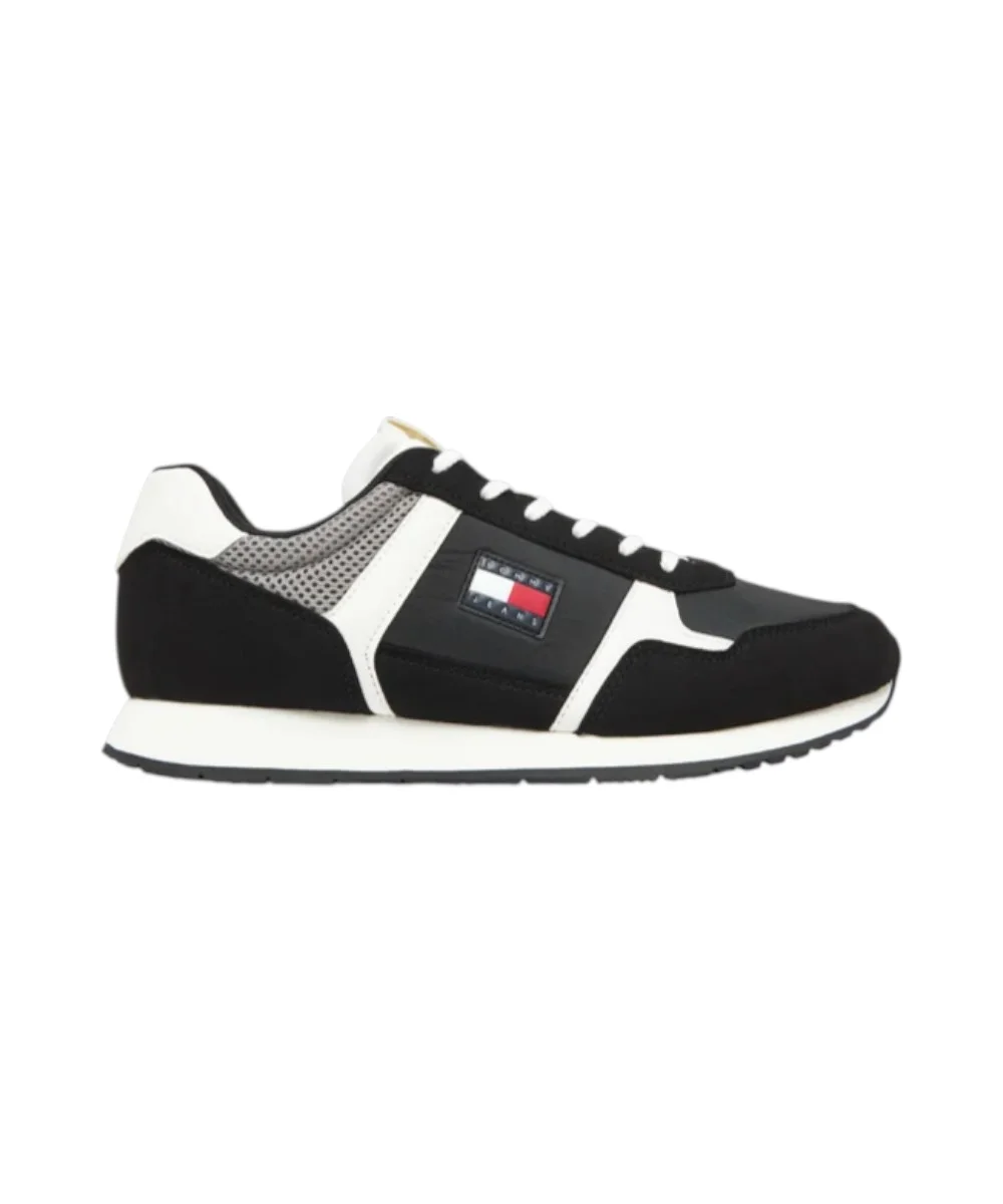 Tommy Hilfiger - Ανδρικά Sneakers Th Runner Casual EM0EM01590-BDS Μαύρο Tommy Hilfiger - Ανδρικά Sneakers Th Runner Casual EM0EM01590-BDS Μαύρο EM0EM01590-BDS