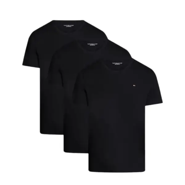 Tommy Hilfiger - Ανδρικές Φανέλες Κοντομάνικες 3Pack UM0UM03379-0SI Μαύρο