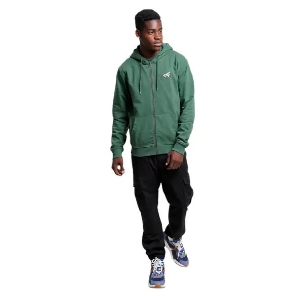 Tommy Hilfiger - Ανδρική Ζακέτα Φούτερ Regular Fit DM0DM16798-L2M Πράσινο DM0DM16798-L2M