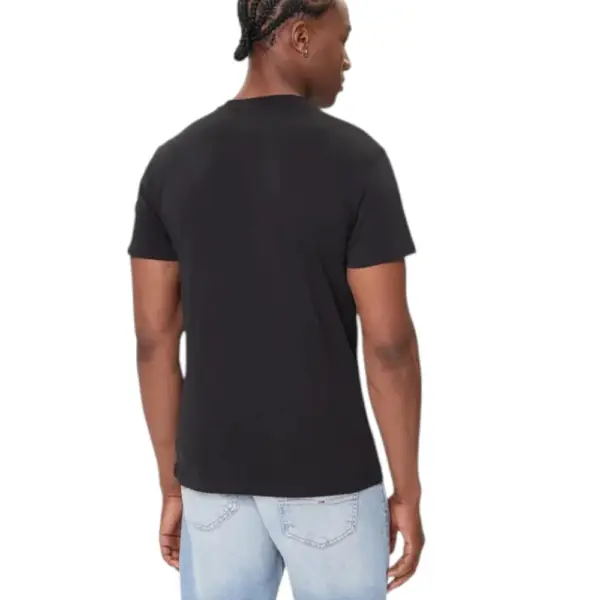 Tommy Hilfiger - Ανδρικό T-shirt Linear Chest Slim Fit DM0DM21780-BDS Μαύρο DM0DM21780-BDS