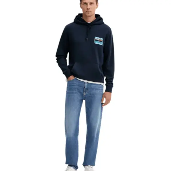 Tommy Hilfiger - Ανδρικό Παντελόνι Τζιν Ελαστικό Ryan Slim Fit DM0DM22163-1A5 Μπλε DM0DM22163-1A5