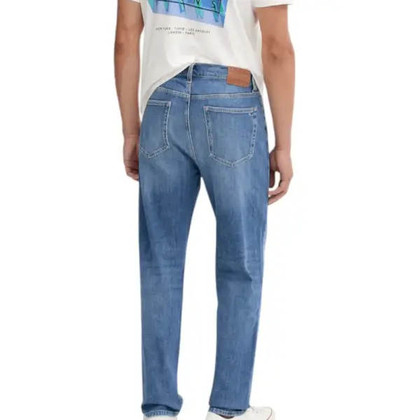 Tommy Hilfiger - Ανδρικό Παντελόνι Τζιν Ελαστικό Ryan Slim Fit DM0DM22163-1A5 Μπλε DM0DM22163-1A5