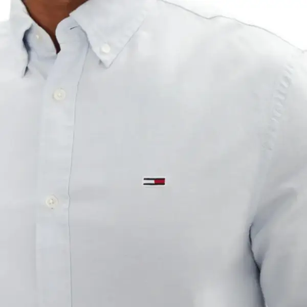 Tommy Hilfiger - Ανδρικό Πουκάμισο Oxford Shirt Regular Fit DM0DM21298-C3Q Γαλάζιο DM0DM21298-C3Q