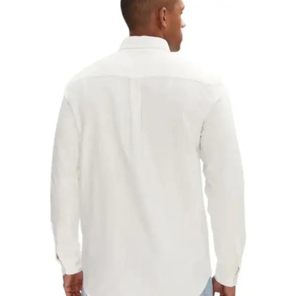 Tommy Hilfiger - Ανδρικό Πουκάμισο Oxford Shirt Regular Fit DM0DM21298-YBL Λευκό DM0DM21298-YBL