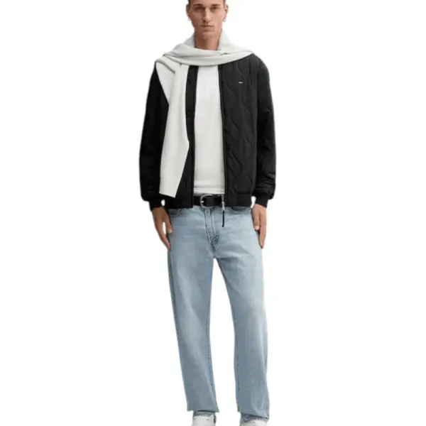 Tommy Hilfiger - Ανδρικό Πουλόβερ Essential Slim Fit DM0DM21787-P09 Γκρι DM0DM21787-P09