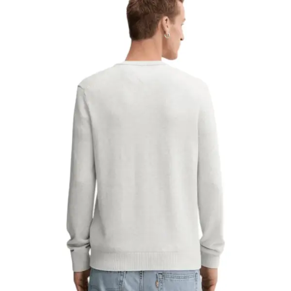 Tommy Hilfiger - Ανδρικό Πουλόβερ Essential Slim Fit DM0DM21787-P09 Γκρι DM0DM21787-P09