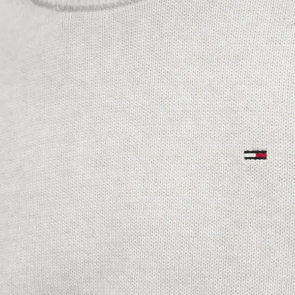 Tommy Hilfiger - Ανδρικό Πουλόβερ Essential Slim Fit DM0DM21787-P09 Γκρι DM0DM21787-P09