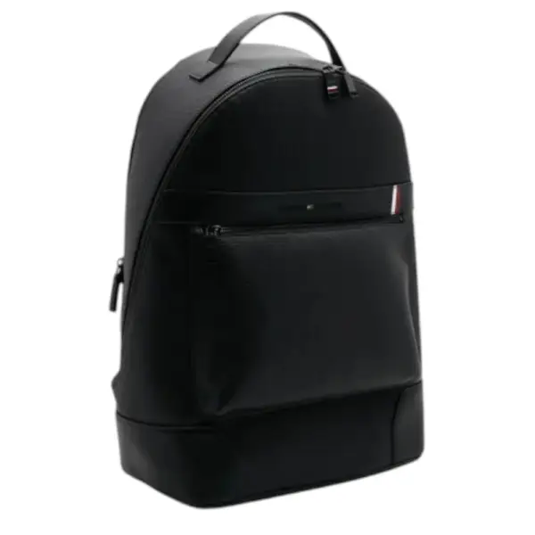 Tommy Hilfiger - Ανδρικό Σακίδιο Th Central Backpack AM0AM10275-BDS Μαύρο AM0AM10275-BDS