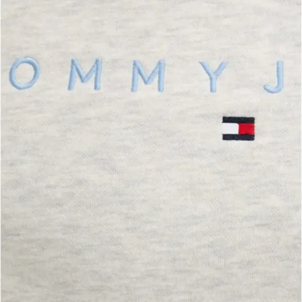 Tommy Hilfiger - Ανδρικό Φούτερ με Κουκούλα και Τσέπες DM0DM20746-P09 Γκρι Ανοιχτό DM0DM20746-P09