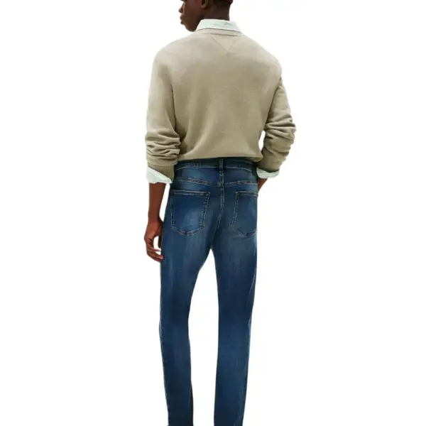Tommy Hilfiger - Ανδρικό Παντελόνι Τζιν Austin Slim Tapered Fit DM0DM22247-1BK Μπλε Σκούρο DM0DM22247-1BK