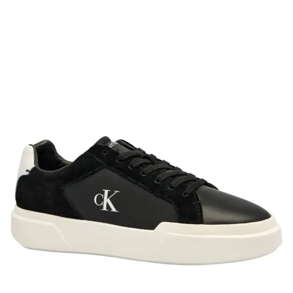 Calvin Klein - Ανδρικά Δερμάτινα Sneakers Chunky YM0YM01348-0GM Μαύρο
