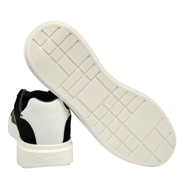 Calvin Klein - Ανδρικά Δερμάτινα Sneakers Chunky YM0YM01348-0GM Μαύρο YM0YM01348-0GM