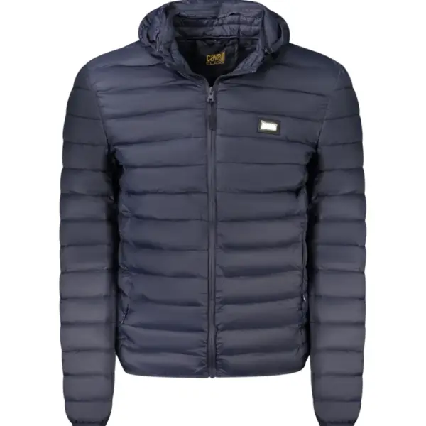Cavalli Class - Ανδρικό Χειμερινό Μπουφάν TXT40RSB049-04926 Μπλε Σκούρο TXT40RSB049-04926