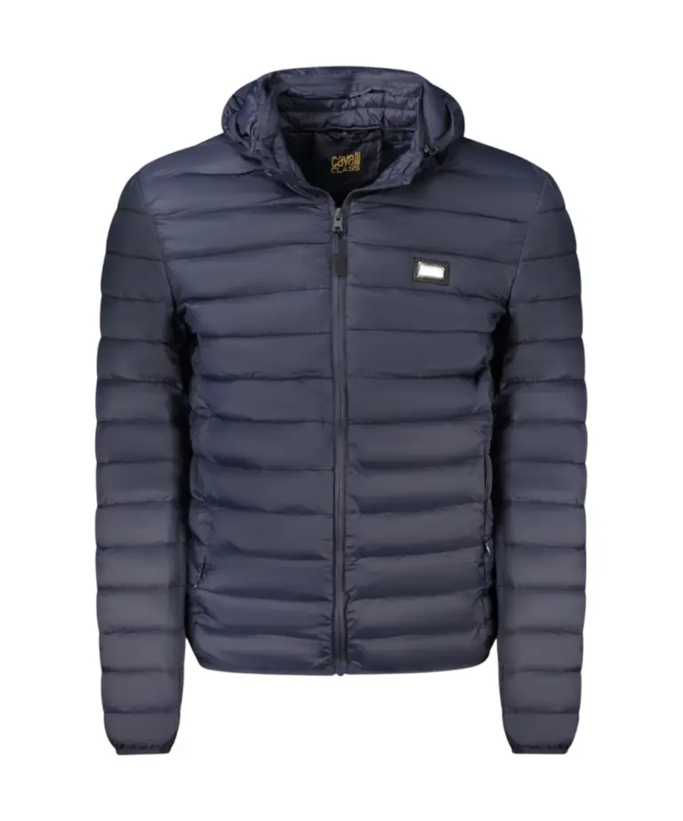 Cavalli Class - Ανδρικό Χειμερινό Μπουφάν TXT40RSB049-04926 Μπλε Σκούρο
