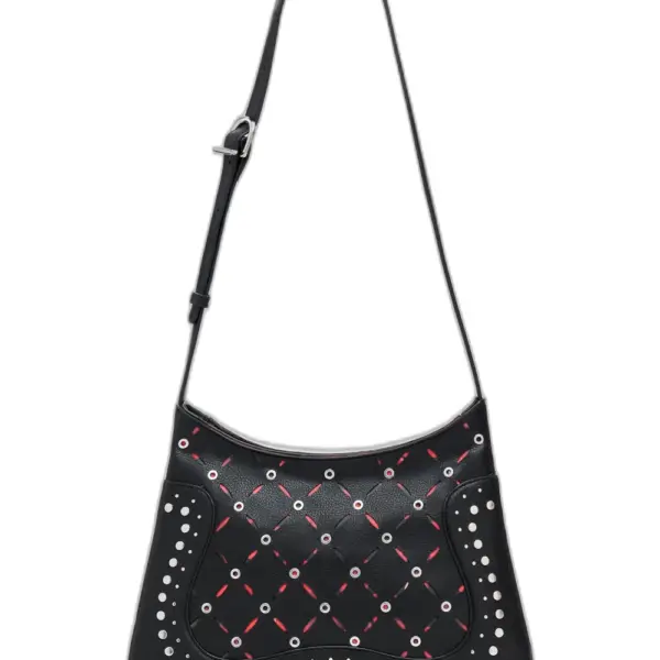 Desigual - Γυναικεία Τσάντα Ώμου Bag Yankee Manaos 25WAXP38-2000 Μαύρο 25WAXP38-2000