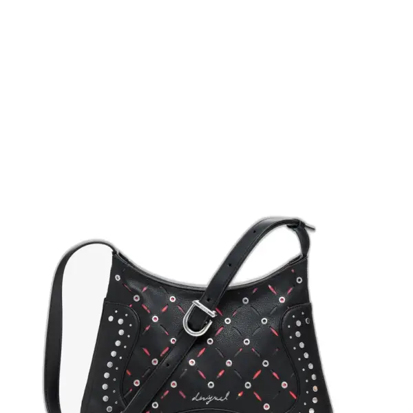 Desigual - Γυναικεία Τσάντα Ώμου Bag Yankee Manaos 25WAXP38-2000 Μαύρο