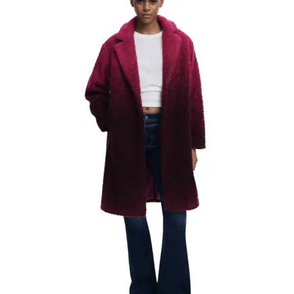 Desigual - Γυναικείο Παλτό Icecream Relaxed Fit 25WWEW64-3008 Κόκκινο 25WWEW64-3008
