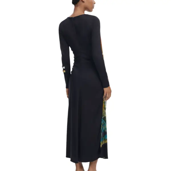 Desigual - Γυναικείο Φόρεμα Fiona Slim Fit 25WWVW08-2000 Μαύρο 25WWVW08-2000