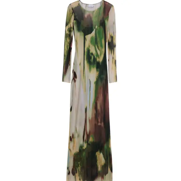Desigual - Γυναικείο Φόρεμα Godiva Slim Fit 25WWVK41-4003 Πράσινο 25WWVK41-4003