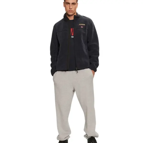Napapijri - Ανδρική Ζακέτα Fleece T-Tynik fz Regular Fit NP0A4IA9-176 Μπλε Σκούρο NP0A4IA9176