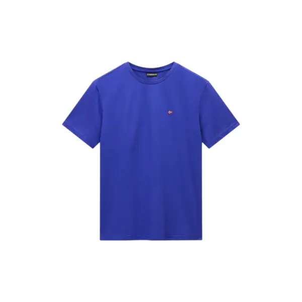 Napapijri - Ανδρικό T-shirt Salis Ss Sum Regular Fit NP0A4H8D-B3B Μπλε NP0A4H8DB3B
