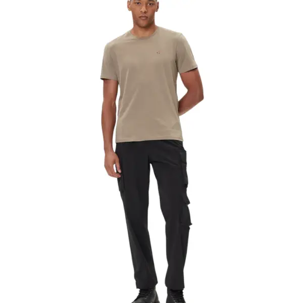 Napapijri - Ανδρικό T-shirt Salis Ss Sum Regular Fit NP0A4H8D-N1T Χακί NP0A4H8DN1T