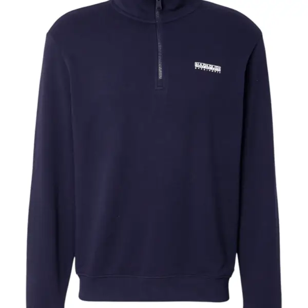Napapijri - Ανδρικό Φούτερ B Small Box Relaxed Fit NP0A88TO-176 Μπλε Σκούρο NP0A88TO176
