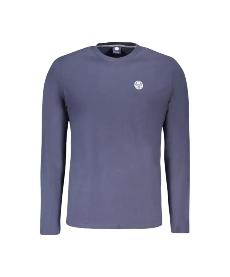 North Sails - Μακρυμάνικη Μπλούζα T-Shirt Regular Fit 996034-000-0802 Μπλε Σκούρο