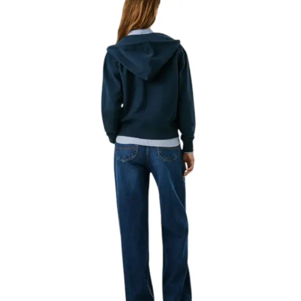 Pepe Jeans - Γυναικεία Ζακέτα Φούτερ Hoodie With Zip PL5800028-594 Μπλε PL5800028-594
