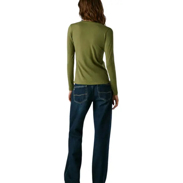 Pepe Jeans - Γυναικεία Μπλούζα Long Sleeve New Virginia Ssn PL505203-765 Πράσινο PL505203-765